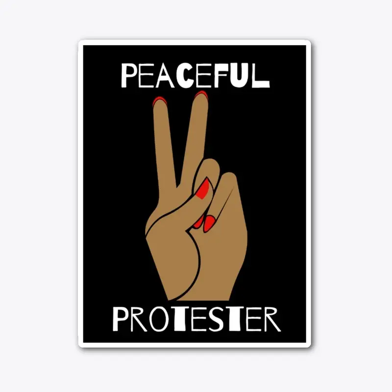 Peaceful Protester- Dark Edition